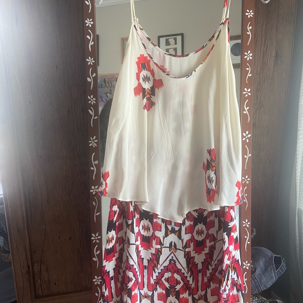 Boho zara dress . Flowy. Whimsical. Loose fitting.